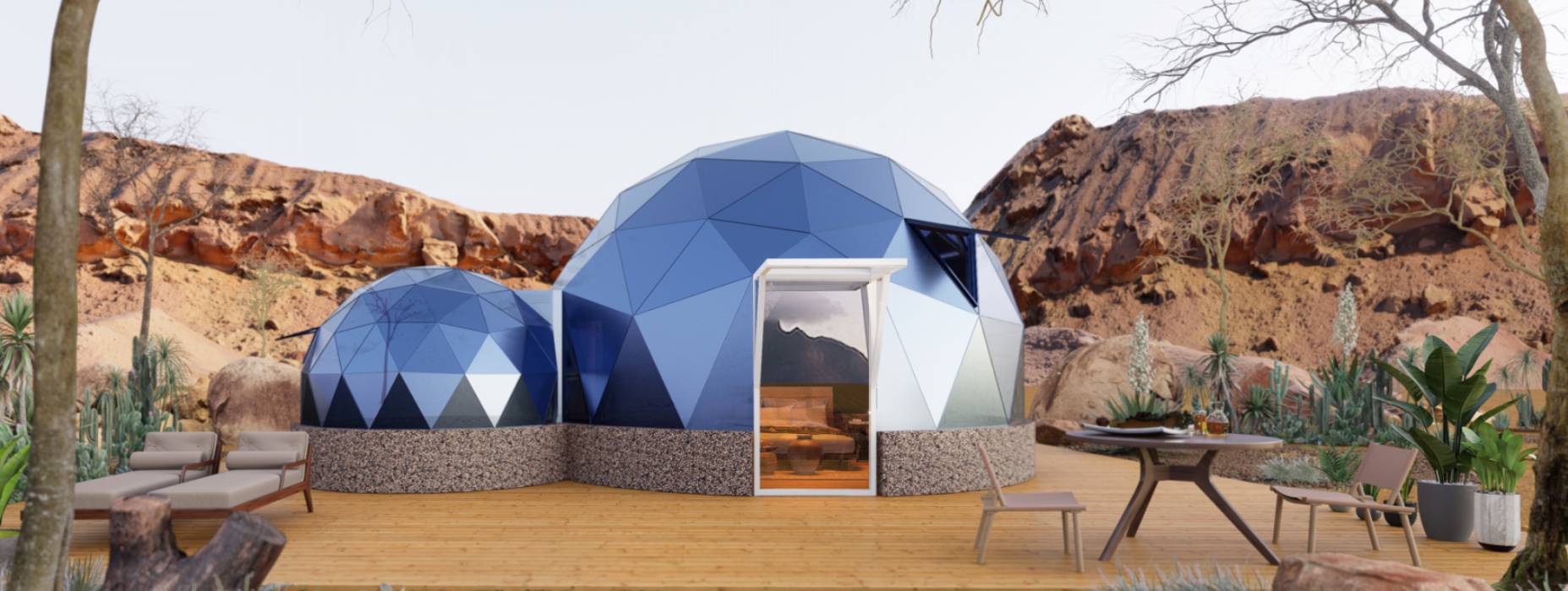 大祥区球形智能光伏玻璃星空房